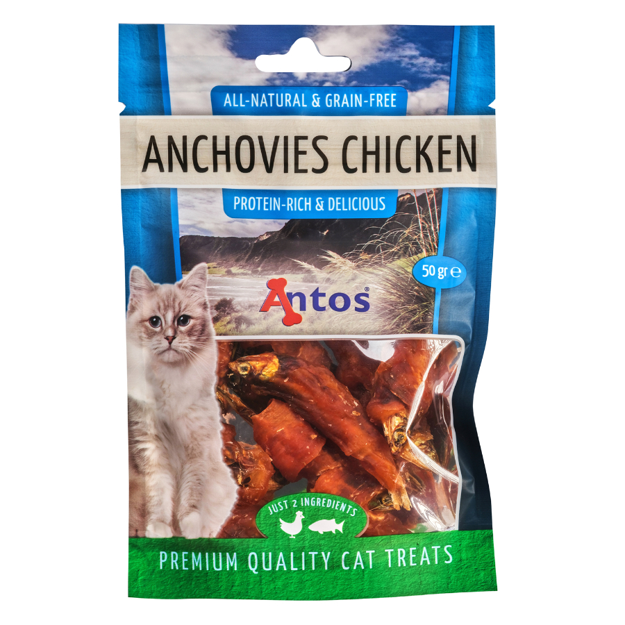 Cat Treats Anchovies & Chicken, , large image number null